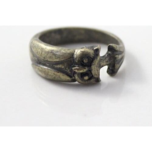 New vintage style hot sale Trendy Korean Jewelry Zinc Alloy Metail Retro Owl Ring For Women Fashion Jewelry ,ring