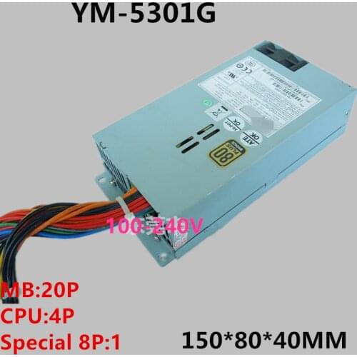 New Original PSU For FSP 1U 300W Switching Power Supply YM-5301G YM-5301GBR