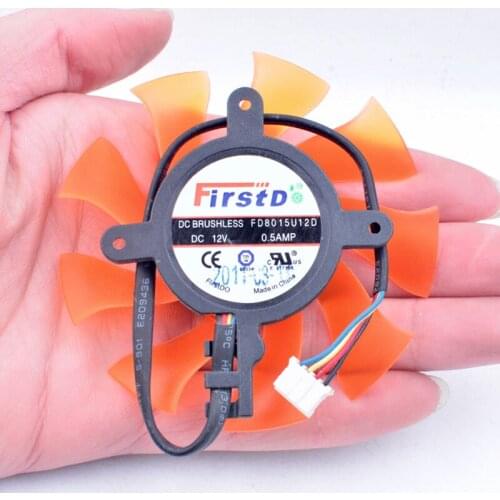 Original FD8015U12D 12V 0.5A GTX550TI GTX560TI GTX560SE graphics card cooling fan
