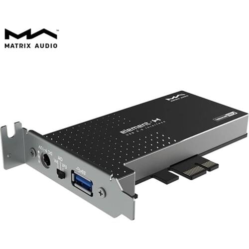 Matrix element H Hi-Fi USB 3.0 Interface expansion Card Crystek femtosecond Clock