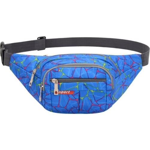 NEW Waterproof Oxford Waist Bag Men Women Waist Fanny Pack Outdoor Sports Belt Bag Money Phone Pouch Cycling Running Pockets