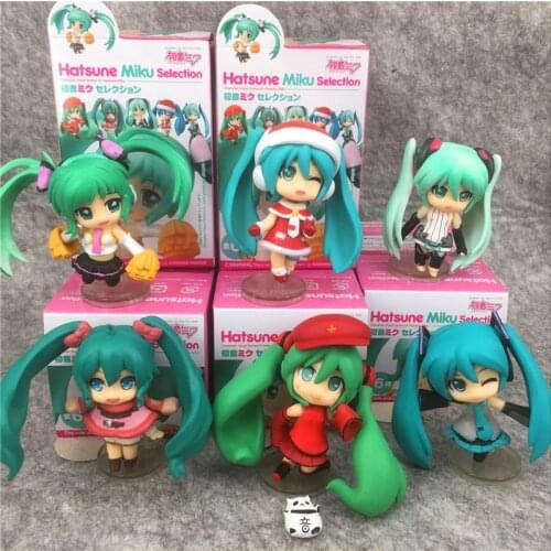 Q version Hatsune Miku cheerleaders cheerleading doll toys Juguetes Toys girl birthday gifts home decor
