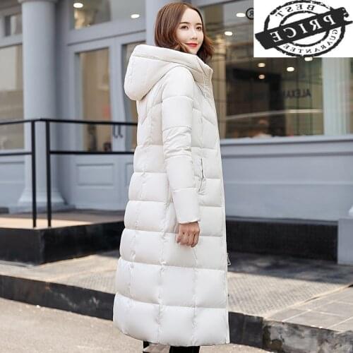 Plus Size aXL 6XL Winter Jacket Women Down Cotton Parka Coat Hooded Clothes 2021 Ladies Padded Warm Long Parkas Hiver 61a