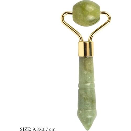 1Pc Facial Massage Roller Plate Body Slimming Face Lifting Massager Jade Stone Eye Face Neck Thin Care Tool