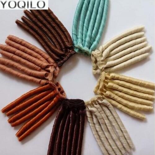 1PCS Retail New Arrival 15CM Synthetic Doll Hair Curly Wig Hair For BJD DIY