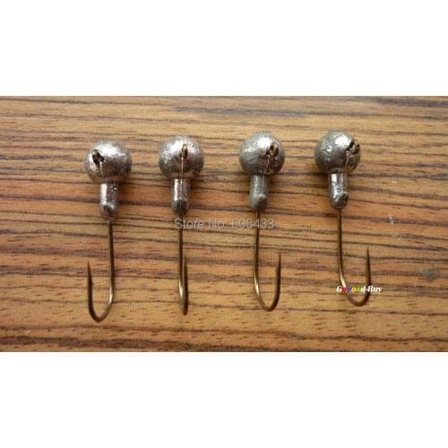 30 Pieces Jig Head Fishing Hook soft Lures Bait 4g Free shipping