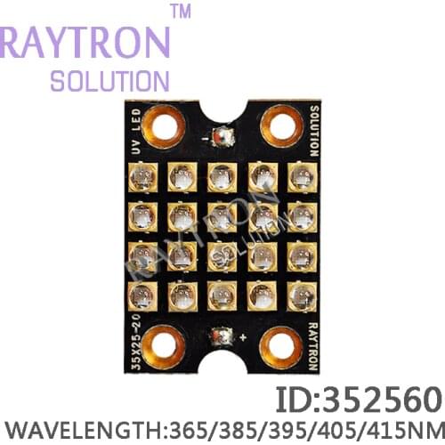 60W COPPER BOARD UV LED,Urtraviolet led chip use for printing system,Curing and exposure print and ink curing uv led module
