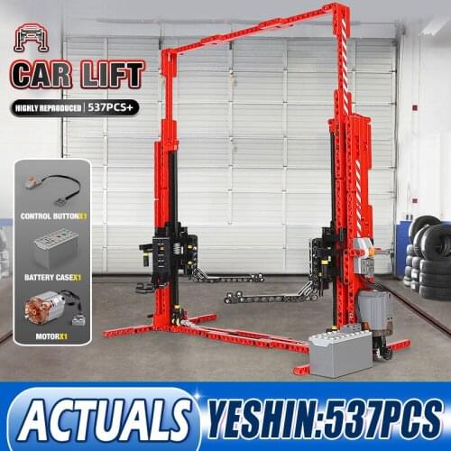 MOULD KING 13053 High-Tech Toys APP RC Motorized Car Lift Model Building Blocks Bricks Car Parts Kids Birthday Christmas Gifts