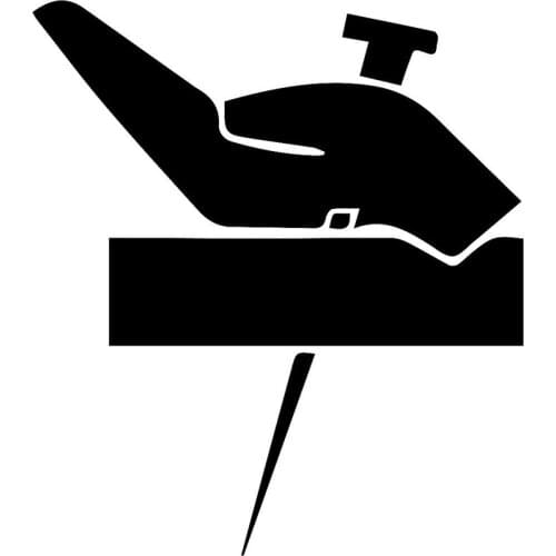 11.5cm*13.1cm Jesus Hand Nail Cross Symbol JDM Funny Vinyl Decal Sticker Car Window Car-styling S6-3419