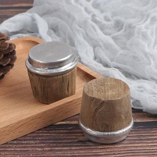 2/5PCS 40mm Bottom Diameter Wood Thermos Bottle Cork Plug Lid Stopper Kettle Parts