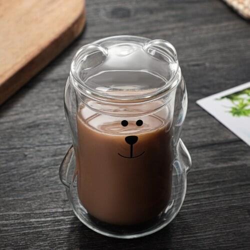 250/350ML Transparent Glass Coffee Cup Milk Tea Beer Heat Resistant Cocktail Wine Mug Drinkware Tumbler Cups