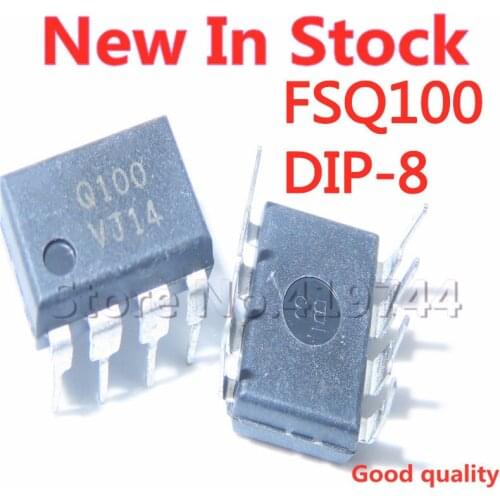5PCS/LOT 100% Quality Q100 FSQ100 DIP-8 power management chip In Stock New Original