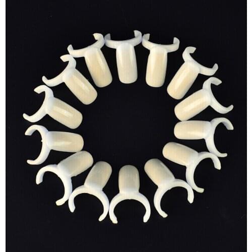 50 Pcs Nail Art Bottle Rings Polish UV Gel Color Pops Display False Nail Tips DIY Decoration