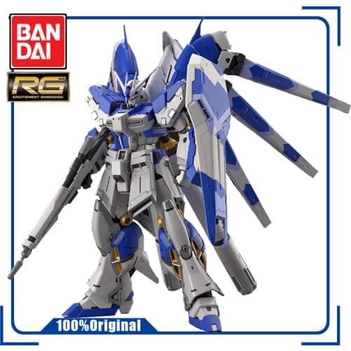 BANDAI RG 1/144 RX-93-ν2 Hi-v GUNDAM Assembly Model Action Toy Figures Childrens Gifts