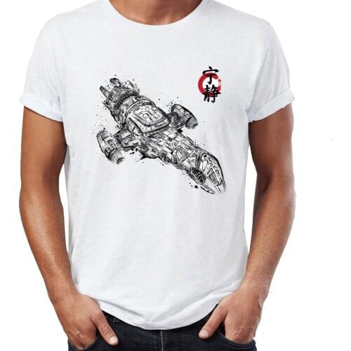 New Mens t-shirt Firefly Spaceship Serenity Express Artsy Tshirt Unisex Tees Tops Harajuku Streetwear
