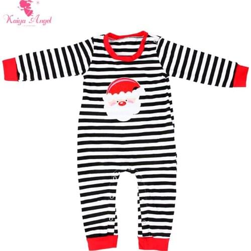 Kaiya Angel 2017 Hot Boy Rompers Christmas Halloween Children Clothing Long Sleeve Fall Winter Infant Pajamas Factory wholesale