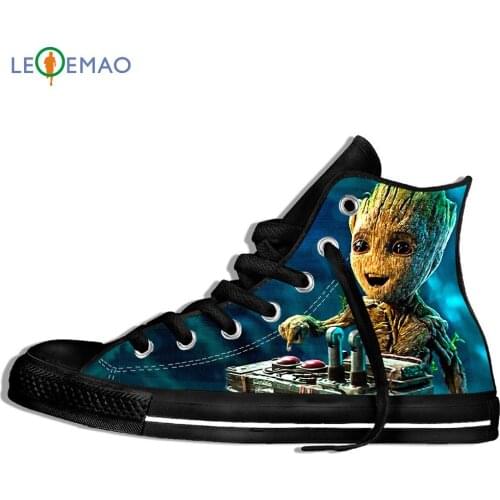 Creative Design Custom Sneakers Hot Groutfor Men/high Quality Grout Canvas Trends Comfortable Ultra High Top Light Sports Shoes