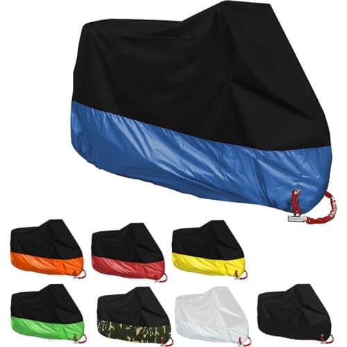 New Motorcycle cover universal Outdoor UV Protector Scooter All Season waterproof Bike Rain Dustproof cover M L XL 2XL 3XL 4XL