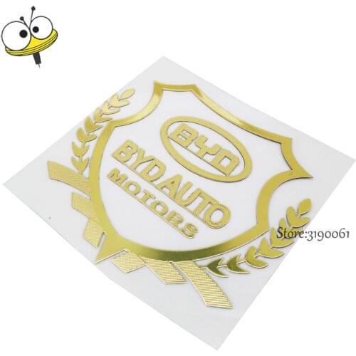 Cheap Car Sticker Emblem Badge Decal Car Styling For BYD G5 E5 G3 S7 F3R M6 F3 F0 G6 S6 I3 F6 S8 Tang Song Qin Yuan Auto De