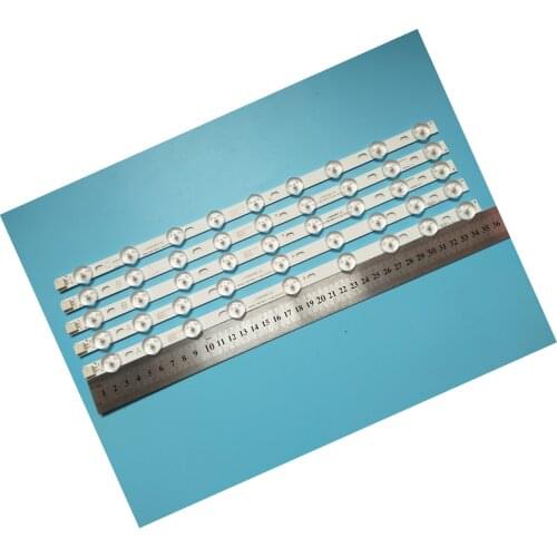 100% New 5pcs/Kit LED strips for AYA TV A39CD3901 BUSH TV AE56TW FELSON TV F39BDC132 LED BAR UNDA 01 39185 YED PA