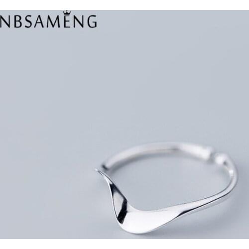 925 Sterling Silver Wedding Rings For Women Accessories Engagement Adjustable Ring Jewellery Anillos Mujer Bague Femme