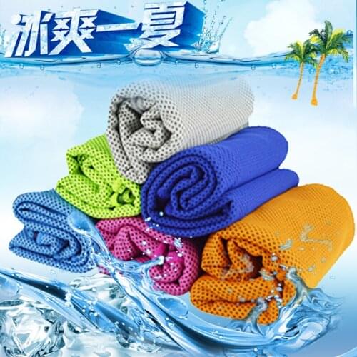 Cooling effect sweat absorbent dry quickly Ice Cold Enduring Running Jogging Gym Chilly Pad Instant golf Outdoor Sports Towel
