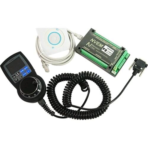 LY High Quality 6axis Ethernet Mach3 Control Card manual pulse hand wheel for CNC milling Machine