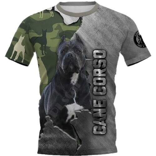 Cane Corso 3D Printed t shirts women for men Summer Casual Tees Short Sleeve T-shirts Funny Short Sleeve Drop Shipping 01