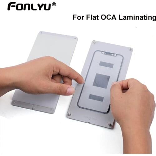 Universal Flat OCA Laminating Mold Mould For Samsung iPhone Huawei Flat Screen Cracked Outer Glass OCA Glue Laminate Repair Tool