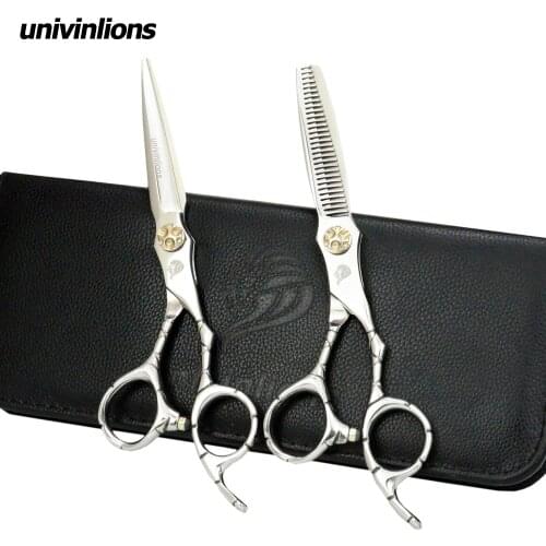 Univinlions 6" japan hair salon scissors hairdressing shears tijeras peluqueria scissors hairdresser ciseaux barber shop haircut