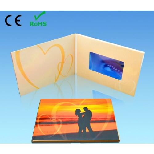 4.3inch Customization Video Brochure Cards for Presentations Digital Advertising Player 4.3 inch Screen Video screen cards