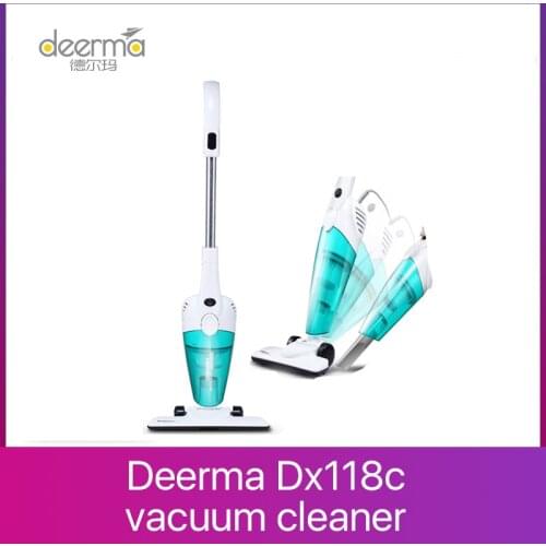 Deerma dx115c vacuum cleaner portable handheld household strong suction home aspirator dust collector