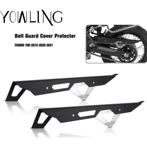 Motorcycle Belt Guard Cover Protector For Yamaha Tenere 700 XTZ 690 T700 XTZ 700 2019 2020 2021 Chain Decorative Guard Tenere700