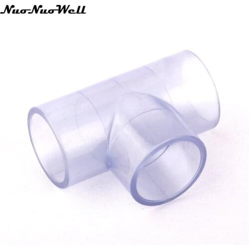 1pcs NuoNuoWell Plastic UPVC 32mm Hose Equal Tee Connector for Garden Irrigation Watering System Three Way Pipe/Tube Parts