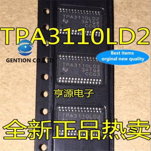 10Pcs TPA3110 TPA3110LD2 LCD HTSSOP28 audio decoder chip in stock 100% new and original