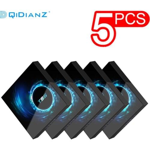 5 PCS T95 Smart Android TV Box Android 10 6K H616 Quad Core Media Player Play Store Free Fast Smart TV Box Set Top Box