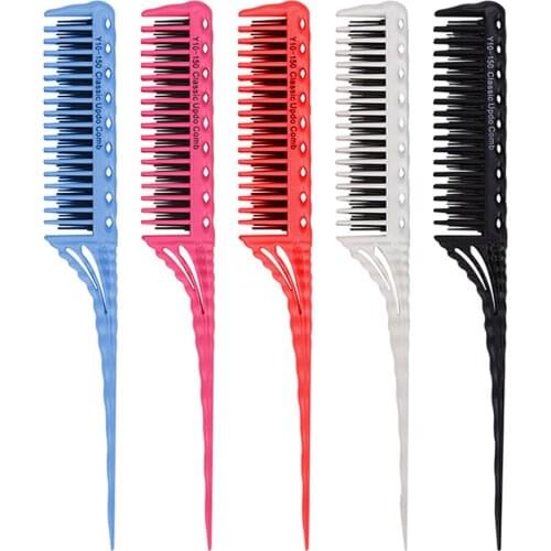 Anti-static Hairdressing Combs Tail Combs Salon Home Hair Cutting Hairdressing Sectioning Dyeing Brush Combs