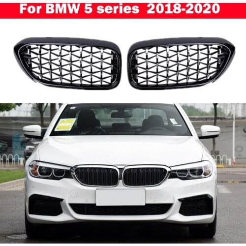 Auto Styling Middle Grille For BMW 5 series G30/G38 2018-2020 ABS plastic front bumper grill Auto Center Grille vertical bar