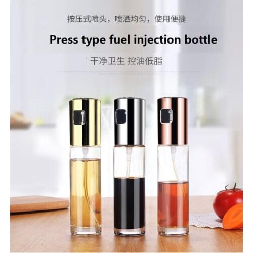 BBQ Baking Olive Oil Spray Bottle Oil Vinegar Spray Bottles Water Pump Gravy Boats Grill Sprayer BBQ Kitchen Tools Glass Oil Pot