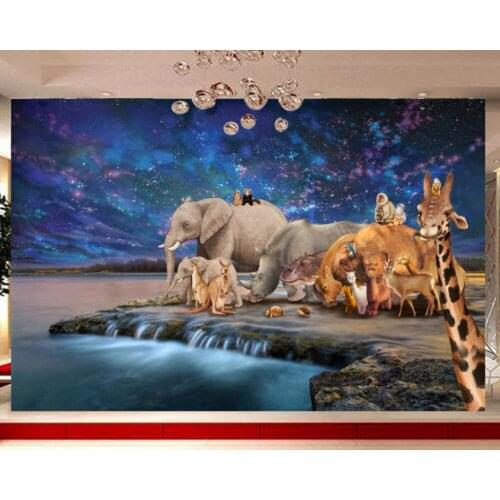 Free Shipping Photo Wallpaper Dinosaur Animal Park Jurassic TV Living Room Children Room Decor Wallpaper Living Room 3D Mural