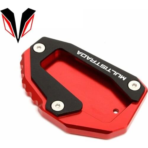 For DUCATI Multistrada 950 1200 / Enduro / Pro 1200S 1100 1260 Kickstand Side Stand Plate Pad Enlarge Extension Foot Sidestand