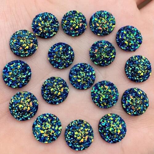 12mm AB Color Stick On Rhinestones Buttons Shiny Drop Resin rhinestone crystal Stones Strass DIY Gems 480pcs -A557*5