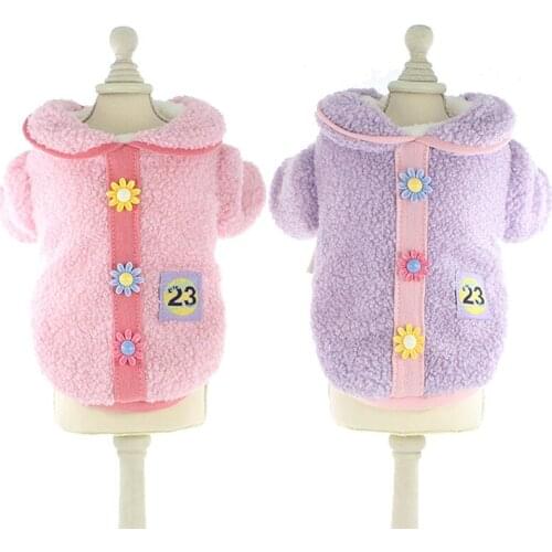 Cute Small Dog Coat Jacket Winter Pet Outfit Garment Warm Dog Clothes Outerwear Yorkshire Pomeranian Poodle Schnauzer Clothing