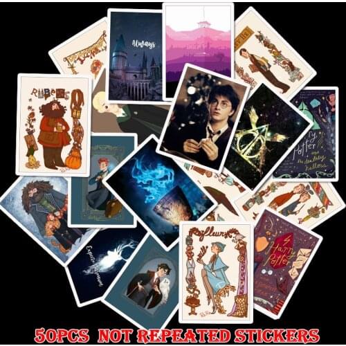 50PCS Cartoon character Stickers Movies Character Sticker For Skateboard Motorcycle Luggage Laptop Cartoon Sticker Sets