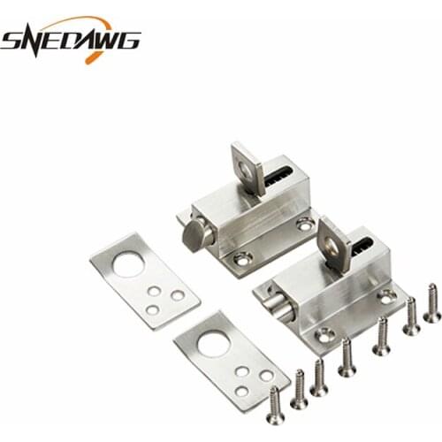 Stainless Steel Barrel Bolt 45x42mm House Security Door Bolt Latch Home Gate Window Safety Hardware Barrel Bolt Lock Latch