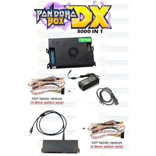 New Pandora Box DX with 3P 4P Converter USB interface controller for 3 player 4 player Arcade Joystick Rocker 3P 4P Game Console