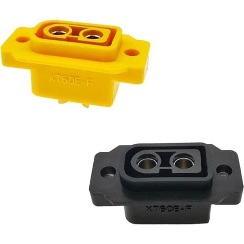 5pcs KingApe XT60E-F Lithium Battery Connector Large Current Female Plug with Fixed Hole for RC Drone Power Connecting Adapter