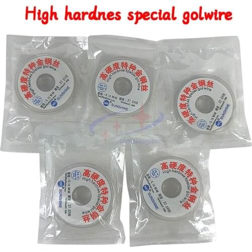 Cutting wire 0.1mm for lcd glasss separation high hardness gold wire 100m for manual separation machine heat plate separation