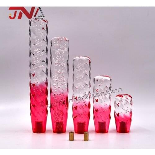 Pink Racing Bubble shift knob JDM Transparent shift knob for Car Gear shift knob