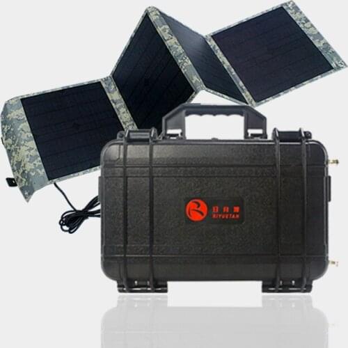 Waterproof outdoor camping solar generator 500 watt built-in long lasting lithium battery
